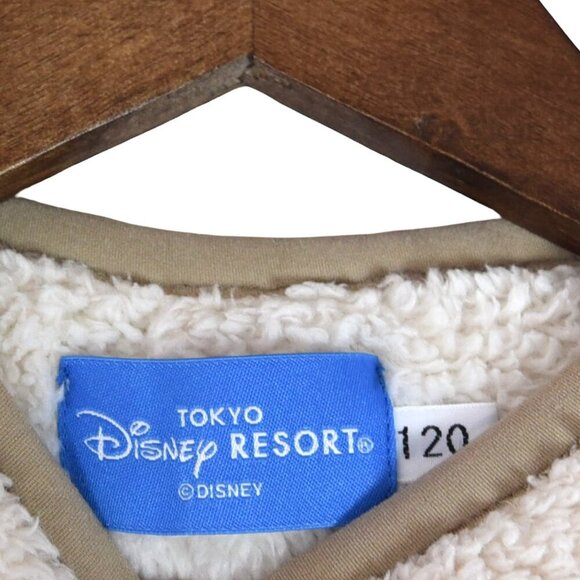 Tokyo Japan Disney Sherpa Pullover 120CM (6-7) Kidcore Cozy - Picture 6 of 8